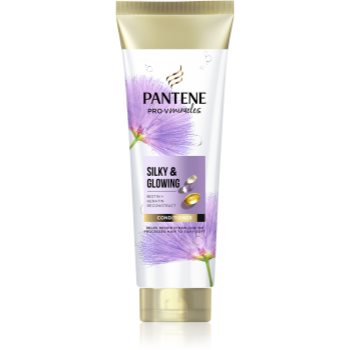 Pantene Pro-V Miracles Silky & Glowing balsam regenerant cu keratina - imagine 2